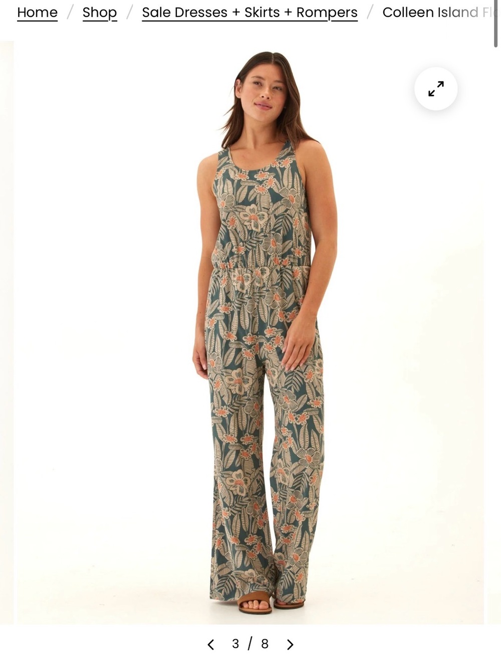 Threads 4 thought Colleen tropical jumpsuit